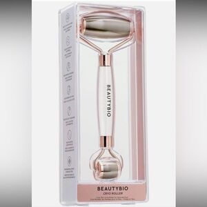 BeautyBio Cryo Roller for Face & Eye • Dual‑Ended Stainless Steel • NWT
